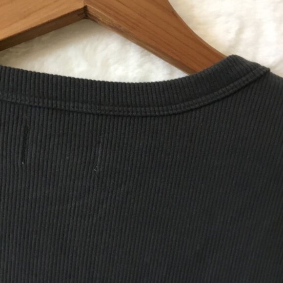 UpWest Dark Gray Long Sleeve V-Neck Top - Picture 11 of 11